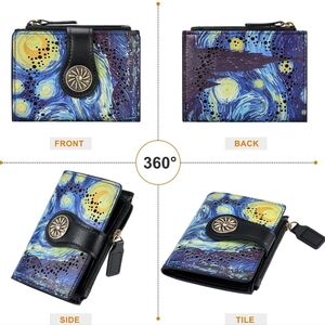 Starry Night Inspired Wallet